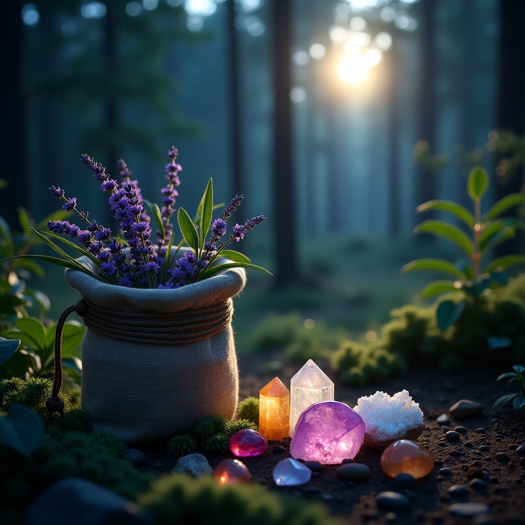 Magic Pouches: Protection Talismans with Herbs and Crystals (Guide to Magical Herbaria)