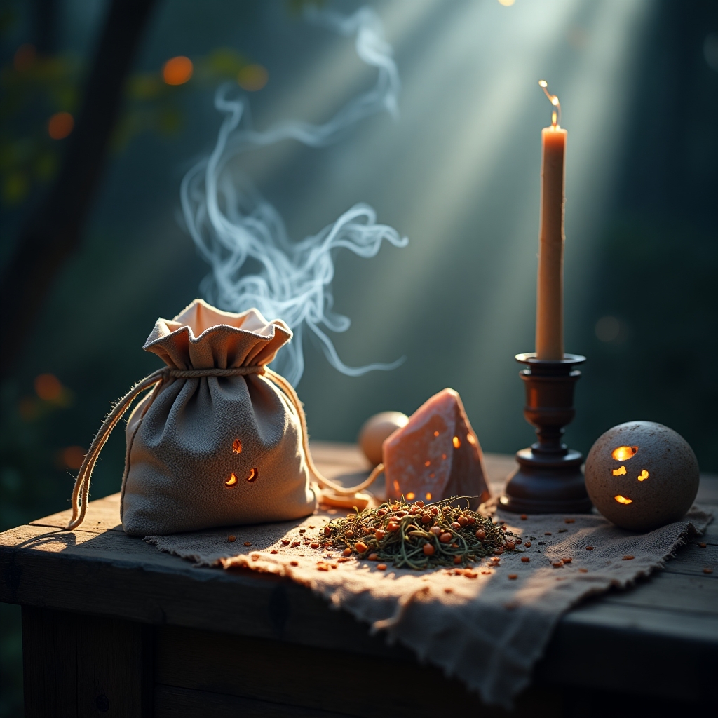 Magic Protection Pouches: Herbs, Crystals, and Ancient Talismans